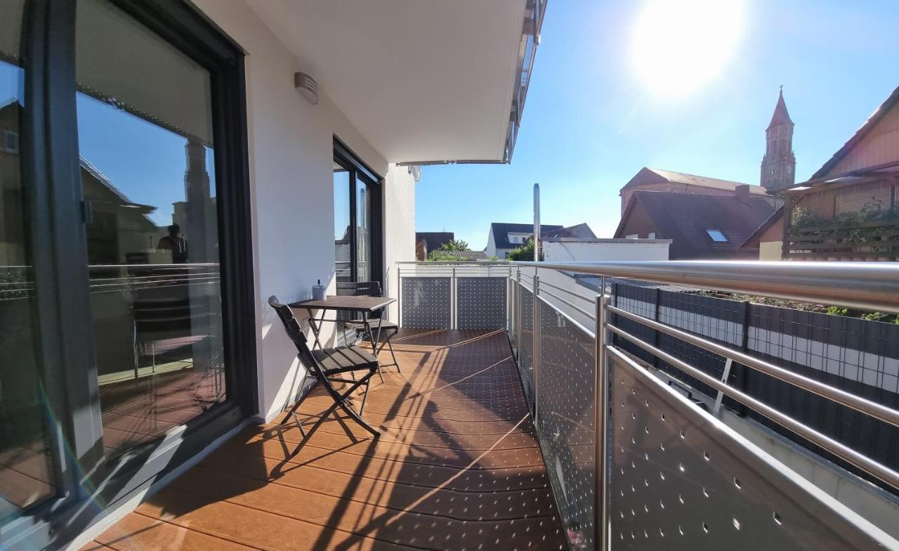 Flat11 4-Zi Wohnung Messe Karlsruhe Райнщетен Екстериор снимка