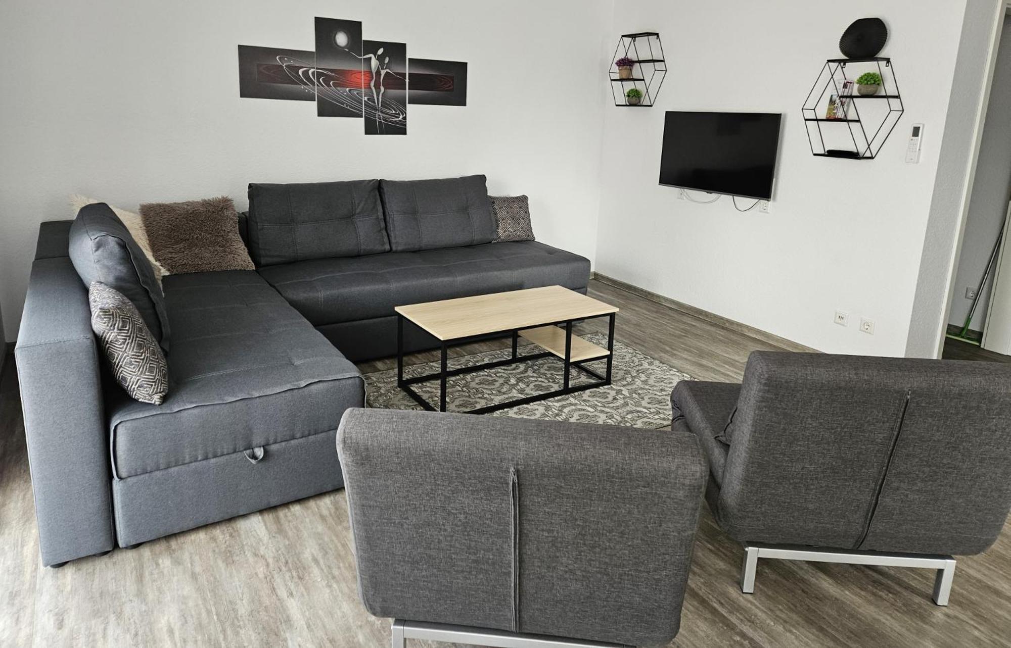 Flat11 4-Zi Wohnung Messe Karlsruhe Райнщетен Екстериор снимка